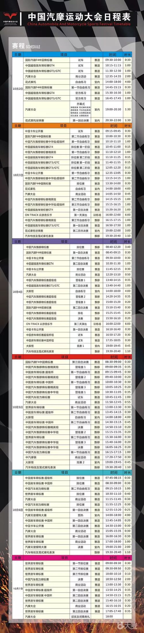 “十一黃金周”江城暢想“速度與激情”！2018中國汽車摩托車運動大會明日預(yù)售！(圖1)