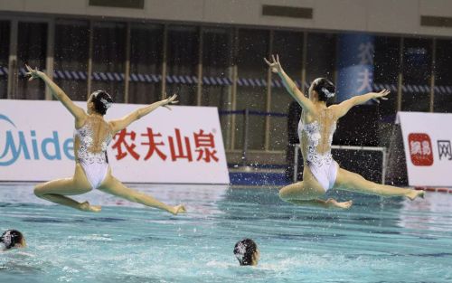 “水上芭蕾”究竟有多美？全國花樣游泳錦標賽武漢“綻放”（附精美圖集）(圖11)
